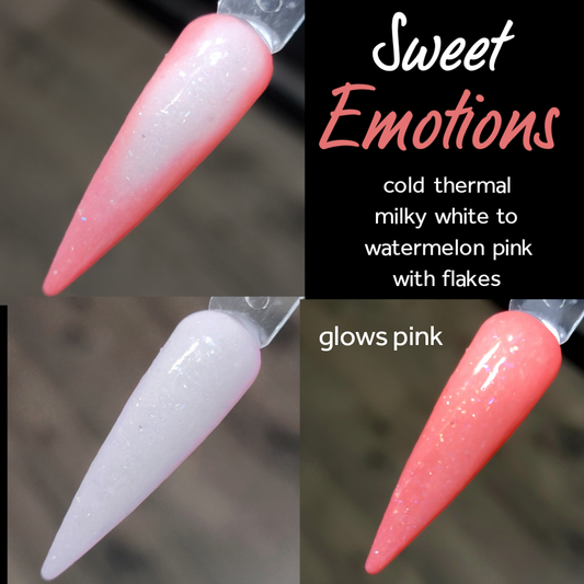 Sweet Emotions (cold thermal flakes glow)