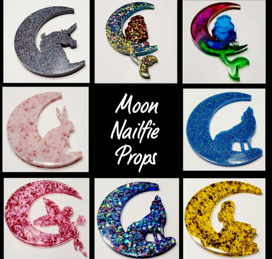 Moon Nailfie Props